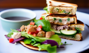 Heart-Healthy Spicy Tuna Salad English Muffin Sandwich