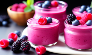 Heart-Healthy Berry-Kefir Smoothie Bliss