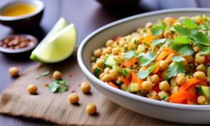 Low-Calorie Chile-Spiced Chickpea Salad