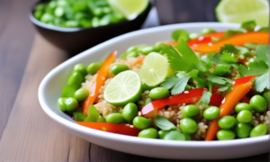 Heart-Healthy Edamame & Veggie Rice Bowl