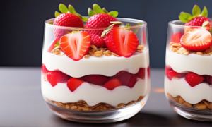 Low-Calorie Strawberry & Yogurt Parfait Recipe